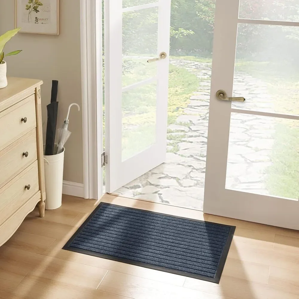 2-Pack Indoor Door Mat Heavy Duty Non Slip Rubber Backing Doormat 29.5